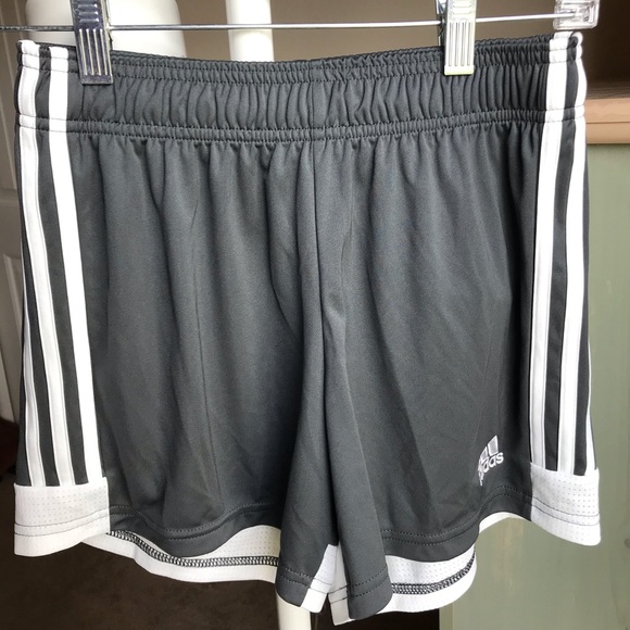Gray adidas Soccer Shorts NWT - Picture 1 of 2